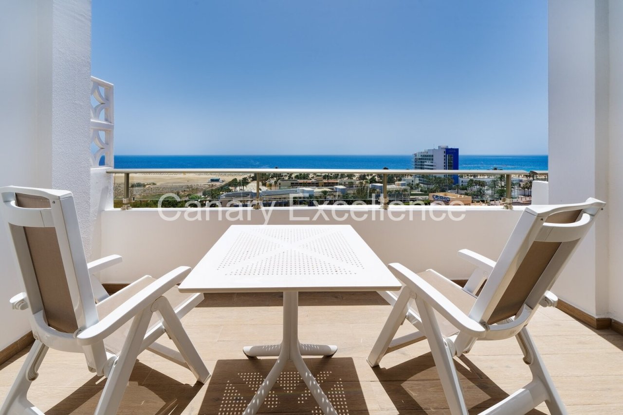 schöner Meerblick vom Balkon